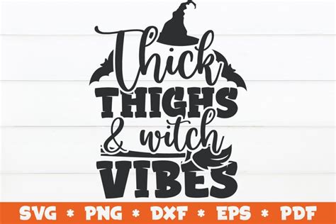 Thick thighs and witchb ibes svg
